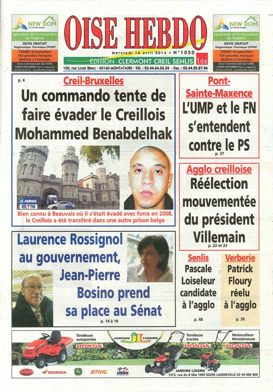 20140416-OH-Clermont-Creil-Senlis-La Une [Jean-Pierre Bosino sénateur]