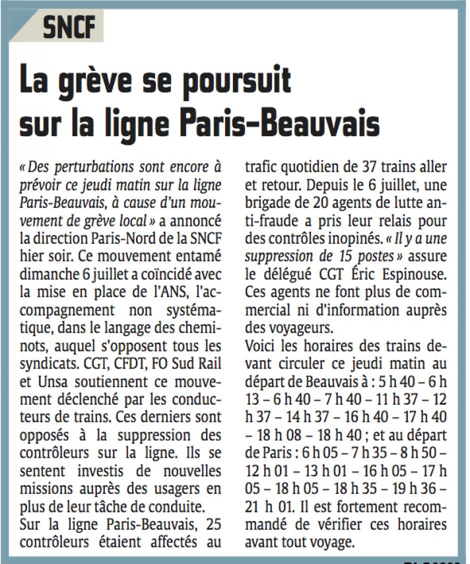 20140710-CP-Beauvais-La grève se poursuit sur la ligne Paris-Beauvais