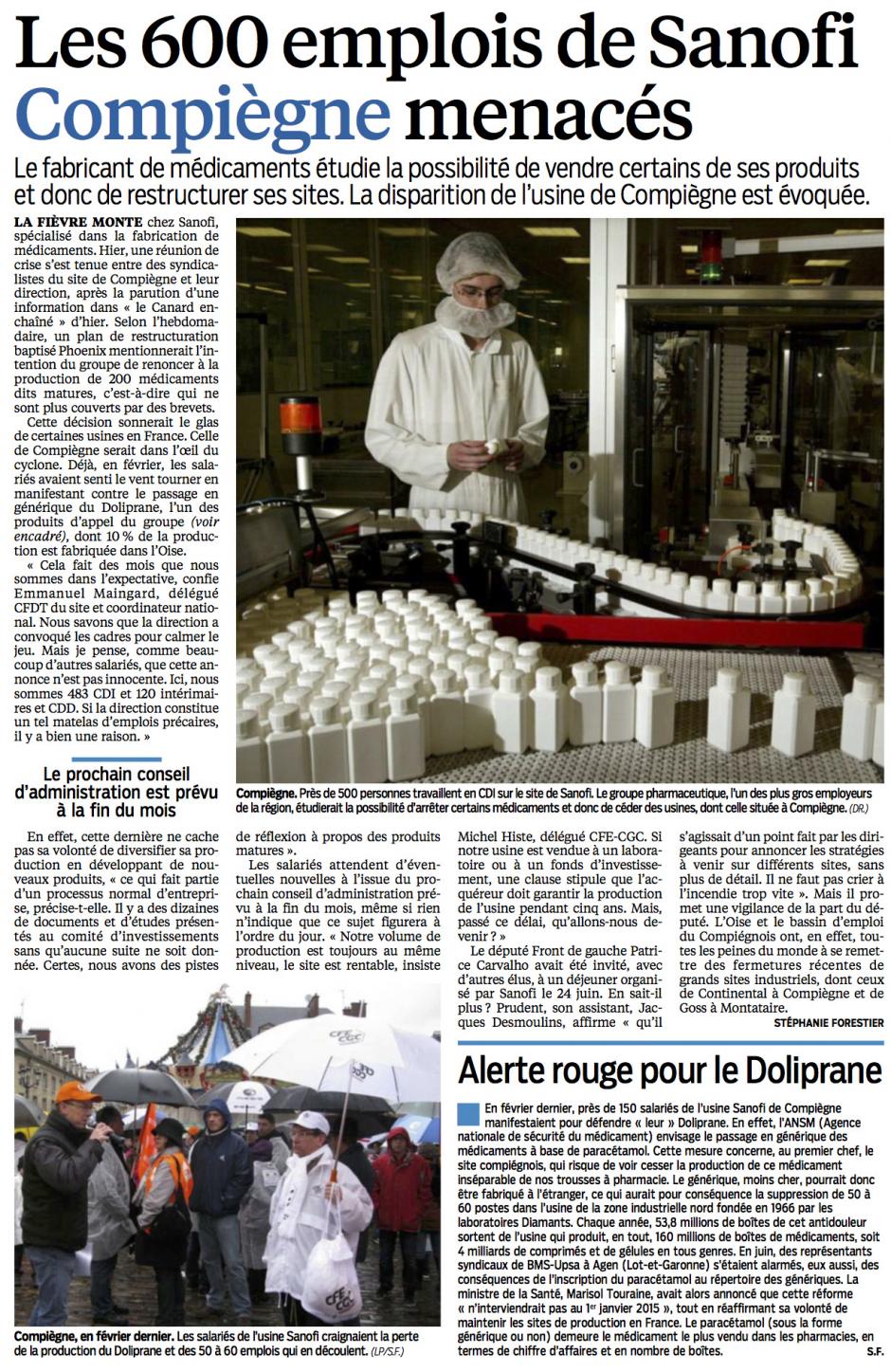 20140710-LeP-Compiègne-Les 600 emplois de Sanofi menacés