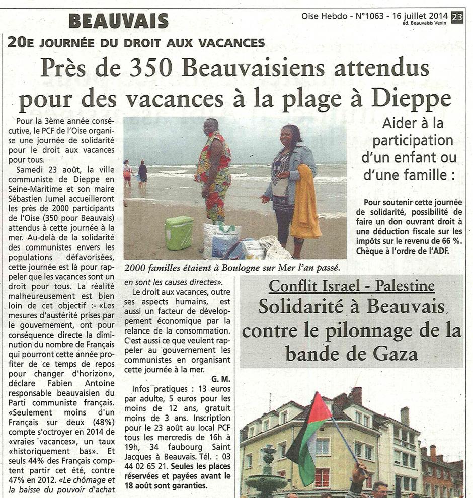 20140716-OH-Beauvais-Près de 350 Beauvaisiens attendus pour des vacances à la plage de Dieppe