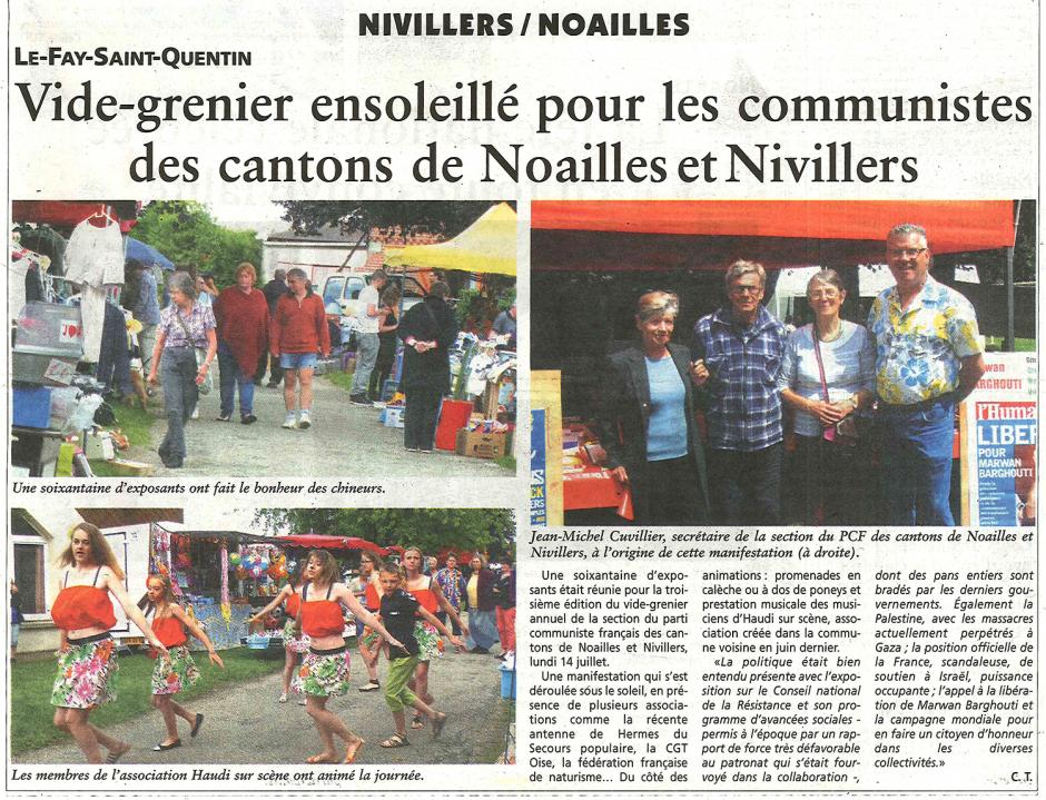 20140716-OH-Le Fay-Saint-Quentin-Vide-grenier ensoleillé pour les communistes des cantons de Noailles et Nivillers
