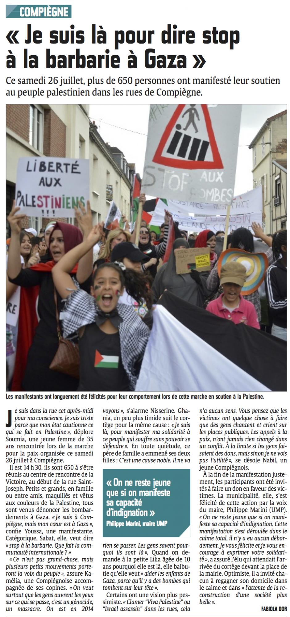 20140727-CP-Compiègne-« Je suis là pour dire stop à la barbarie à Gaza »