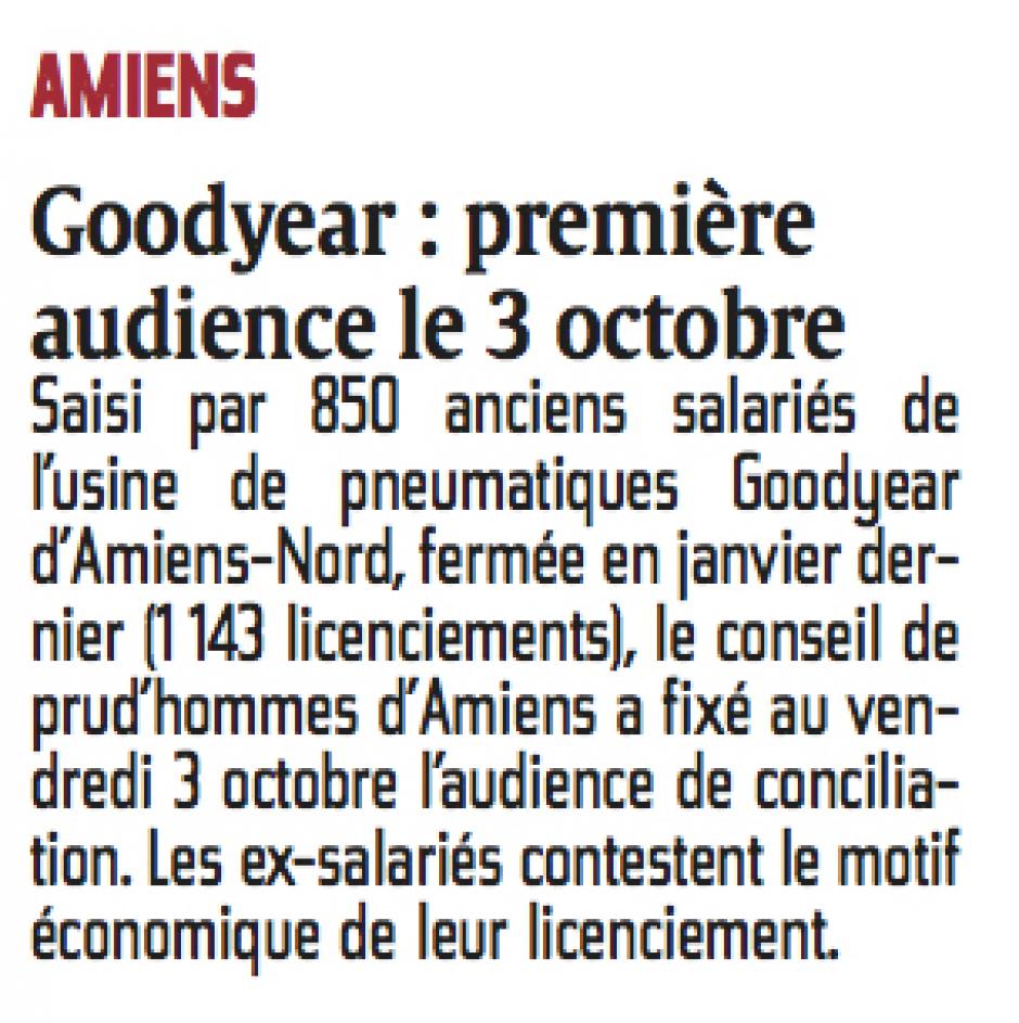 20140729-CP-Amiens-Goodyear : première audience le 3 octobre