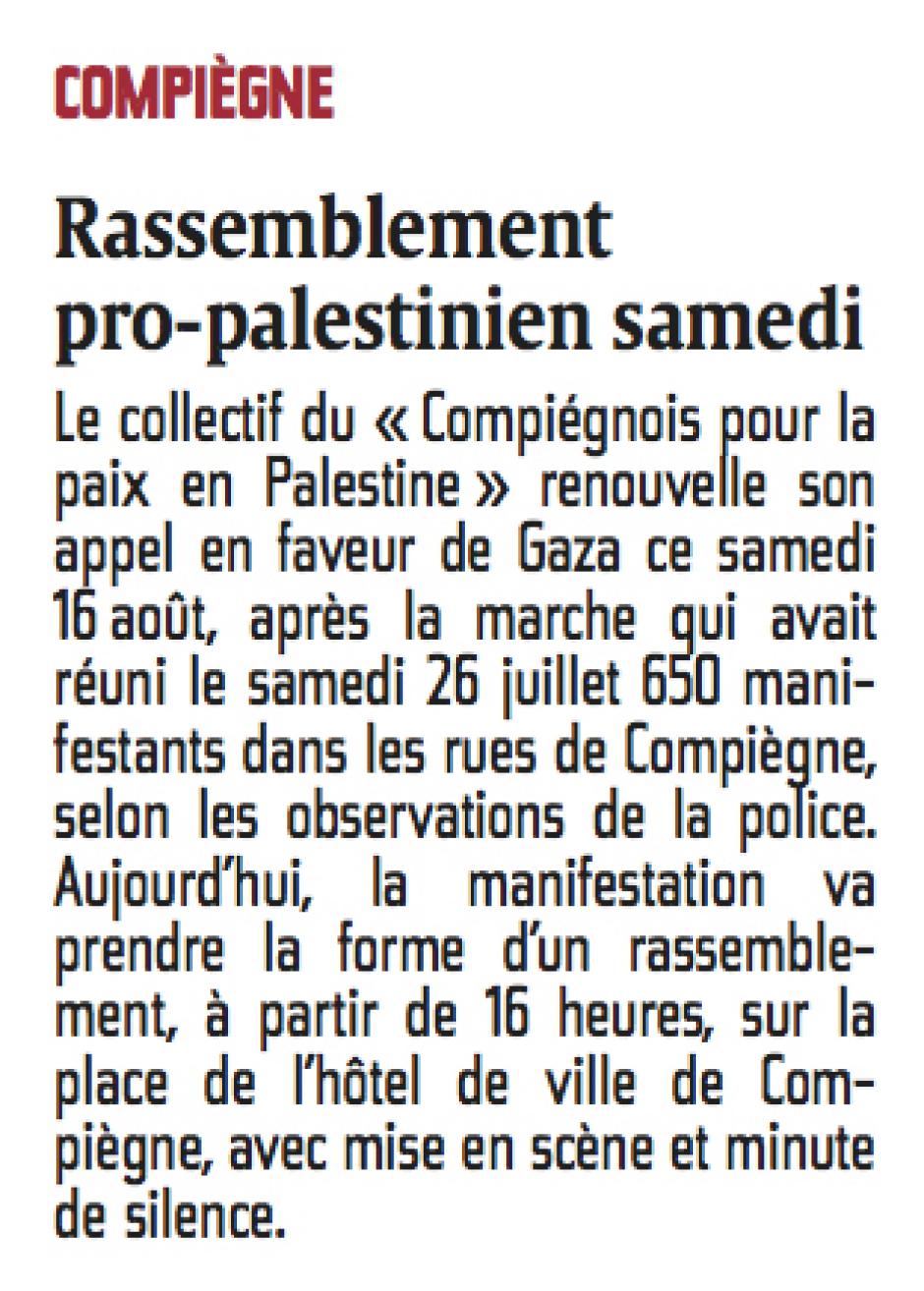 20140816-CP-Compiègne-Rassemblement pro-palestinien samedi [pages régionales]