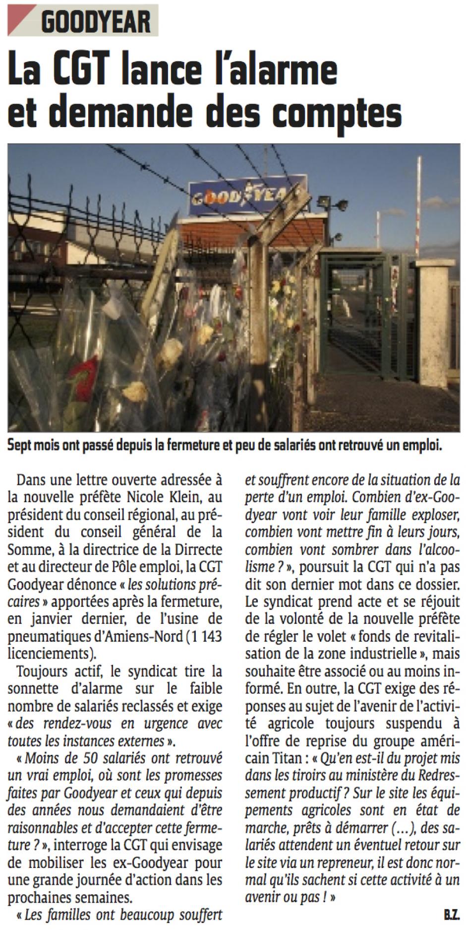 20140829-CP-Amiens-Goodyear : la CGT lance l'alarme et demande des comptes