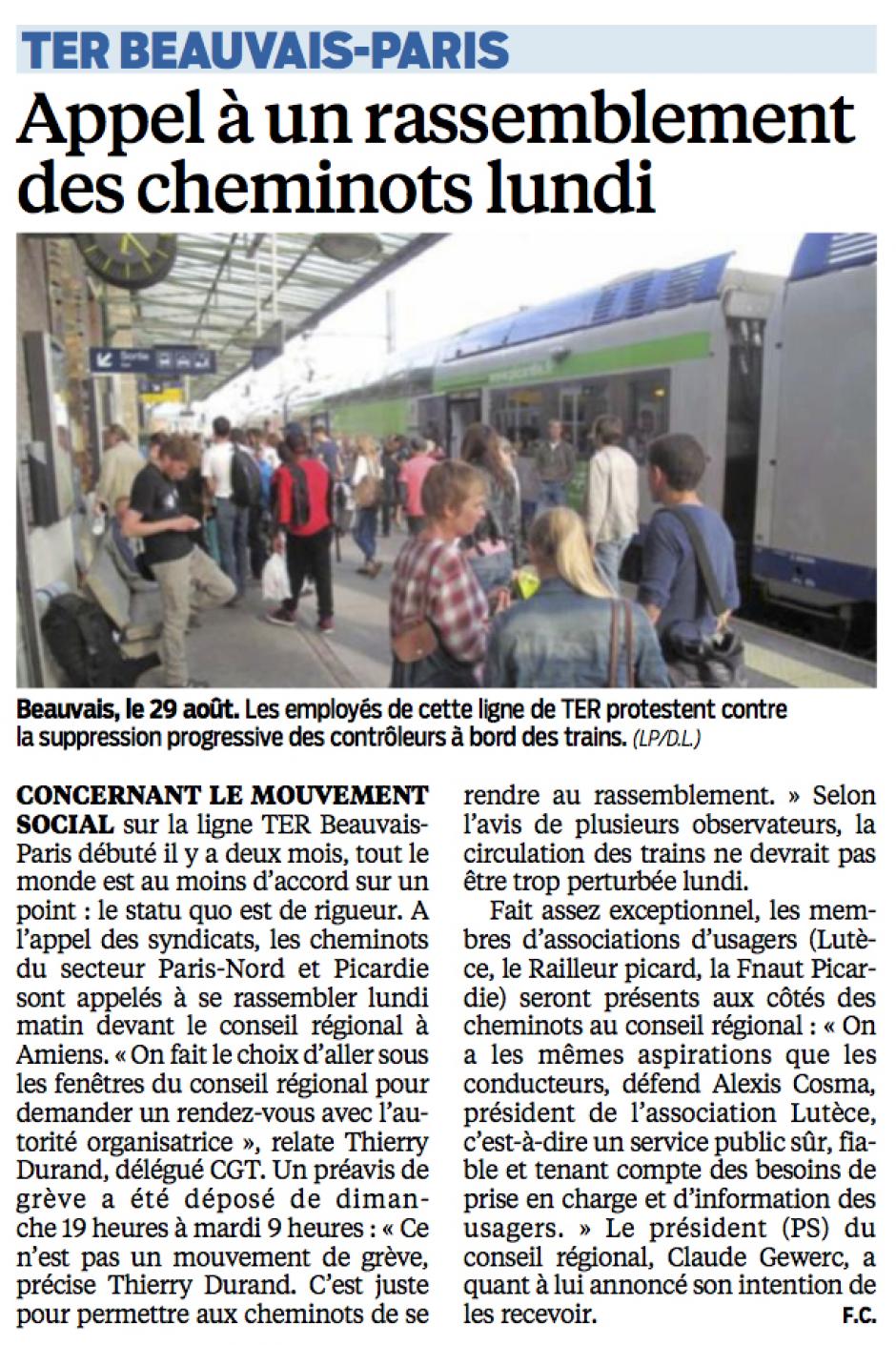 20140906-LeP-Amiens-Appel à un rassemblement des cheminots lundi ligne SNCF Paris-Beauvais]
