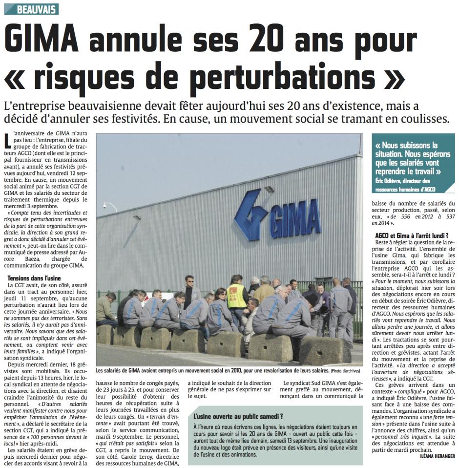 20140912-CP-Beauvais-Gima annule ses 20 ans pour « risque de perturbations »