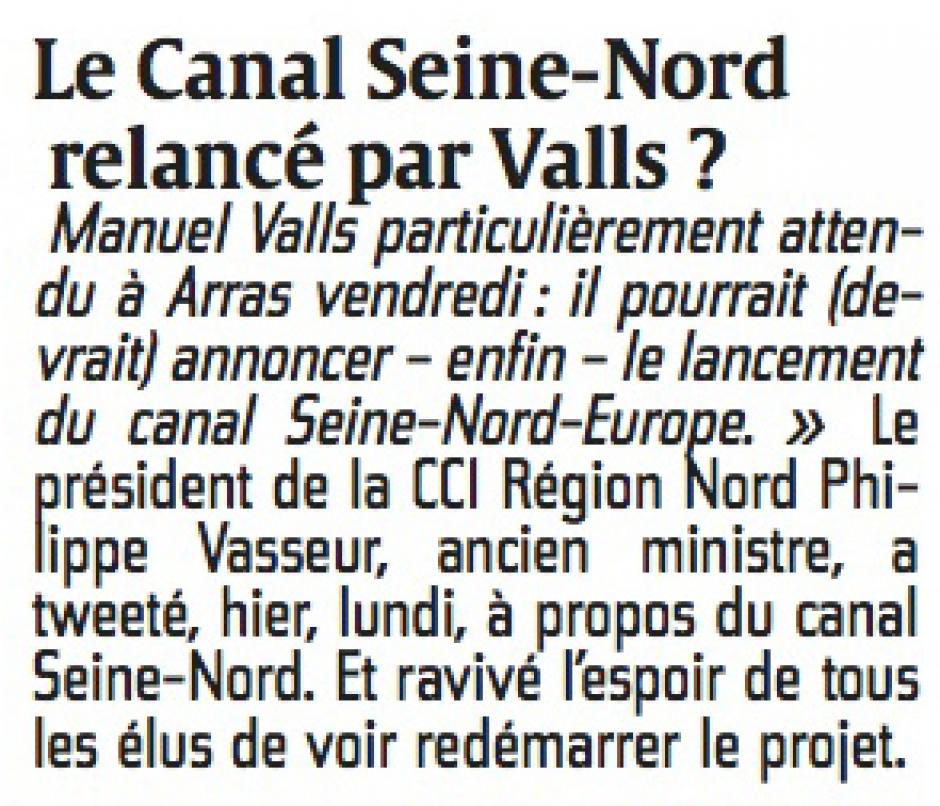 20140923-CP-Picardie-Le canal Seine-Nord relancé par Valls ?