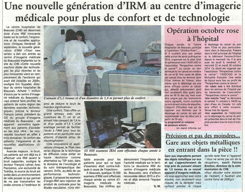 20141008-OH-Beauvais-Une nouvelle génération d'IRM au centre d'imagerie médicale pour plus de confort et de technologie