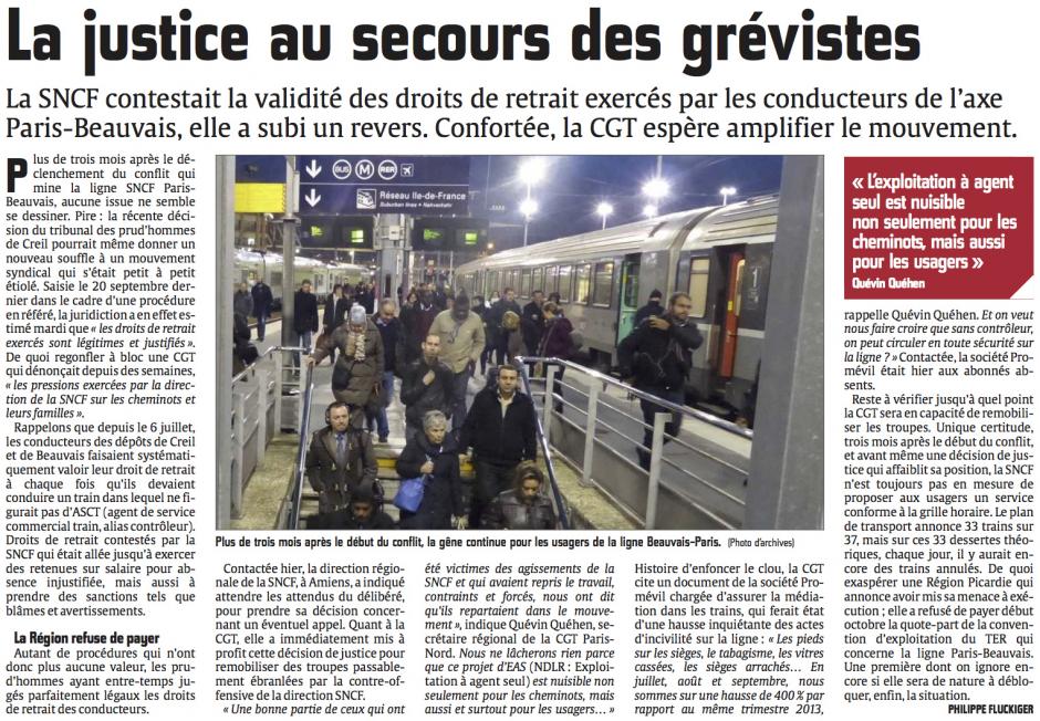 20141023-CP-Beauvais-La justice au secours des grévistes [ligne SNCF Paris-Beauvais]