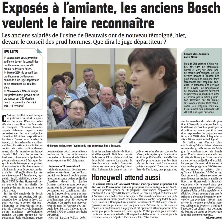 20141025-CP-Beauvais-Exposés à l'amiante, les anciens Bosch veulent le faire reconnaître