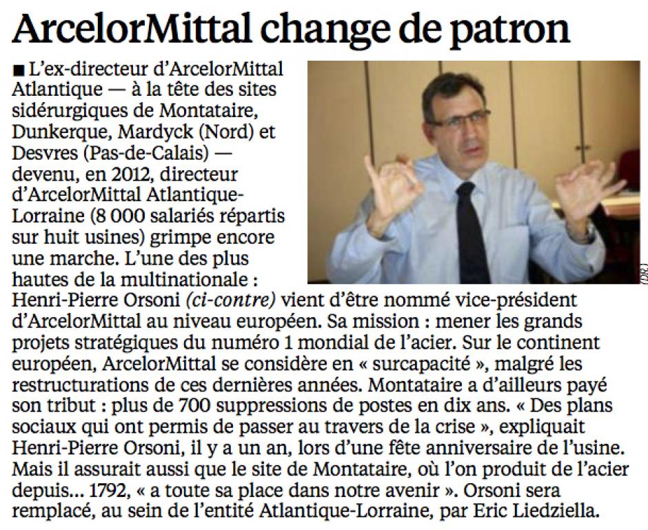 20141027-LeP-Montataire-ArcelorMittal change de patron
