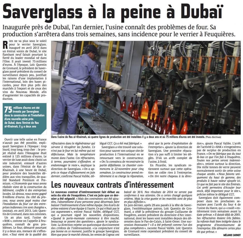 20141101-CP-Feuquières-Saverglass à la peine à Dubaï