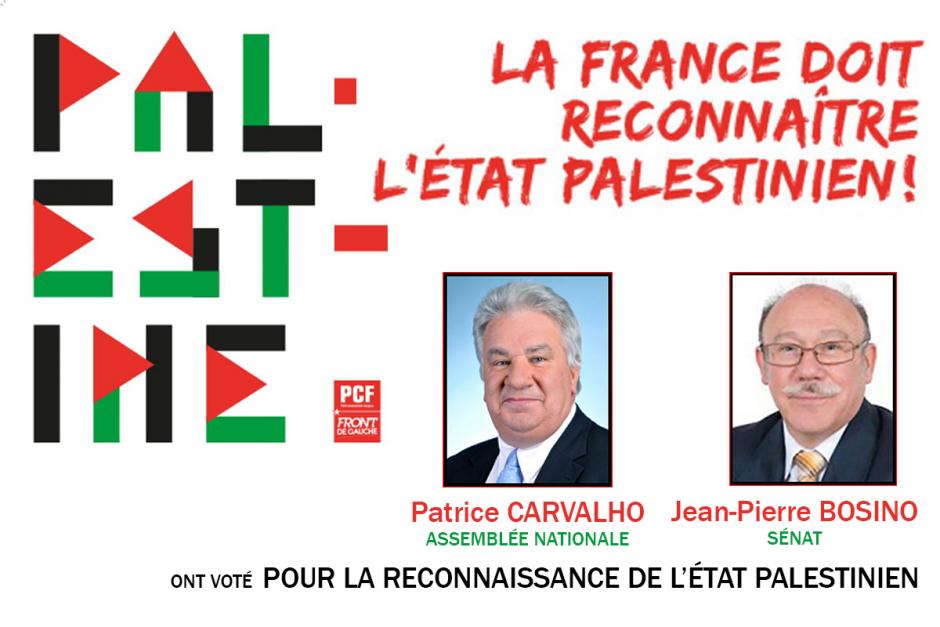 Votes historiques à l'Assemblée nationale et au Sénat. Maintenant, la France doit reconnaître l'État palestinien !