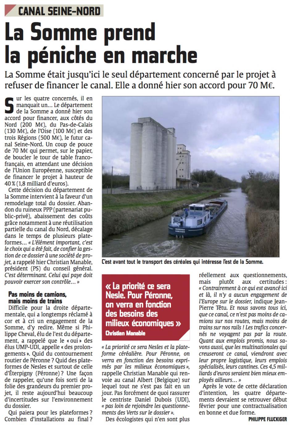 20141218-CP-Somme-Le département prend la péniche en marche [canal Seine-Nord Europe]
