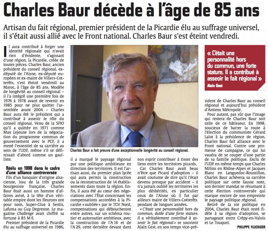 20150106-CP-Picardie-Baur décède à l'âge de 85 ans
