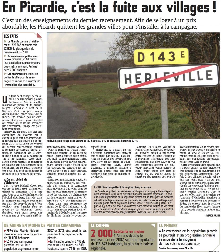 20150107-CP-Picardie-C'est la fuite aux villages [démographie]