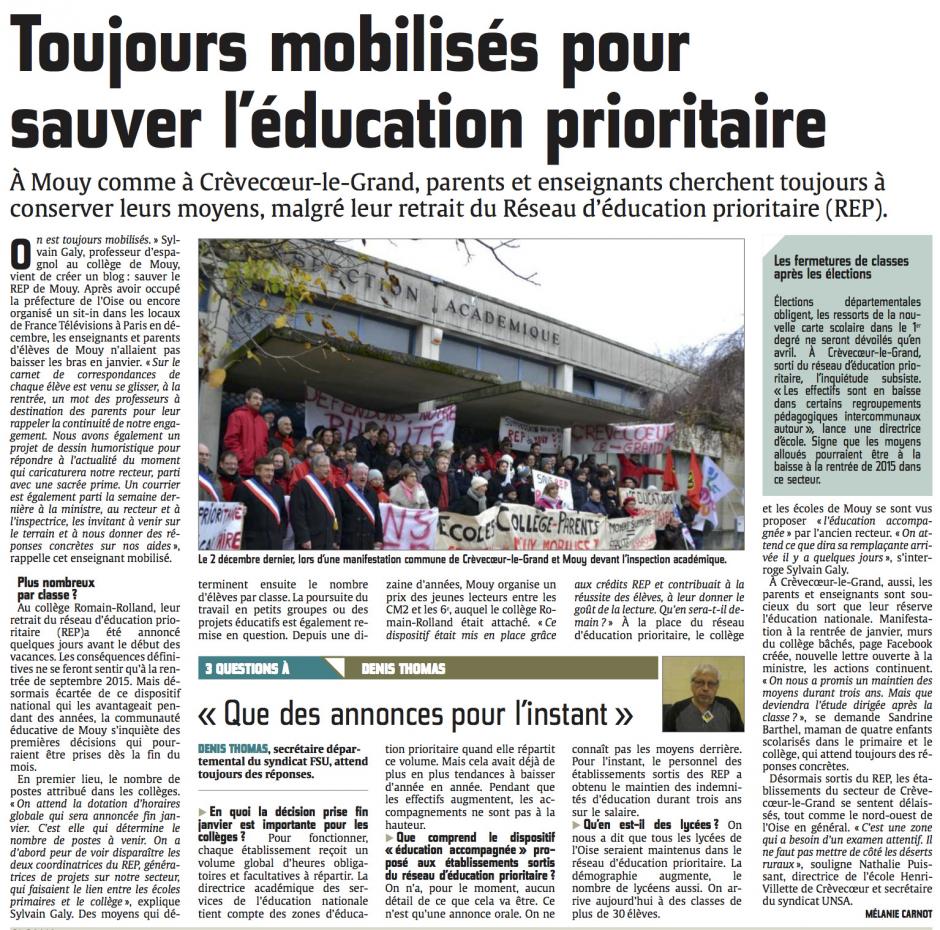 20150114-CP-Crèvecœur-le-Grand-Mouy-Toujours mobilisés pour sauver l'éducation prioritaire