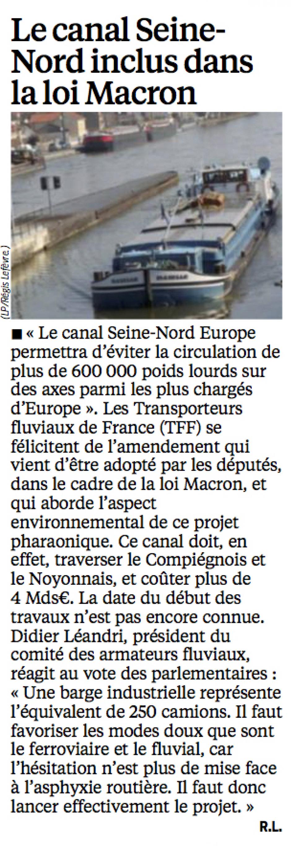 20150201-LeP-Picardie-Le canal Seine-Nord inclut dans la loi Macron