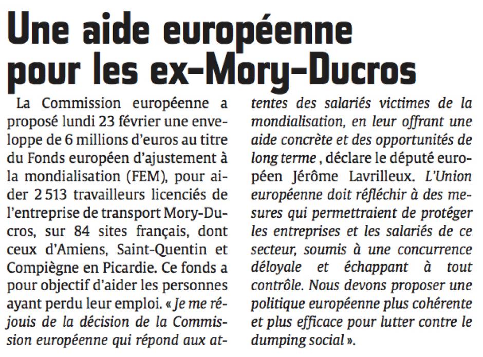 20150225-CP-France-Une aide européenne pour les ex-Mory-Ducros