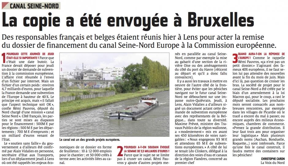 20150227-CP-Picardie-Canal Seine-Nord : la copie a été envoyée à Bruxelles