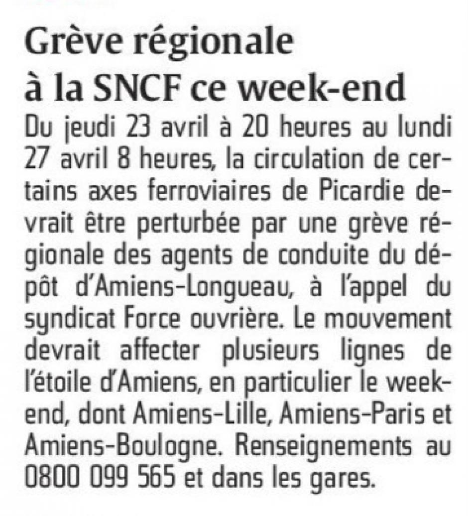 20150423-CP-Picardie-Grève régionale à la SNCF ce week-end