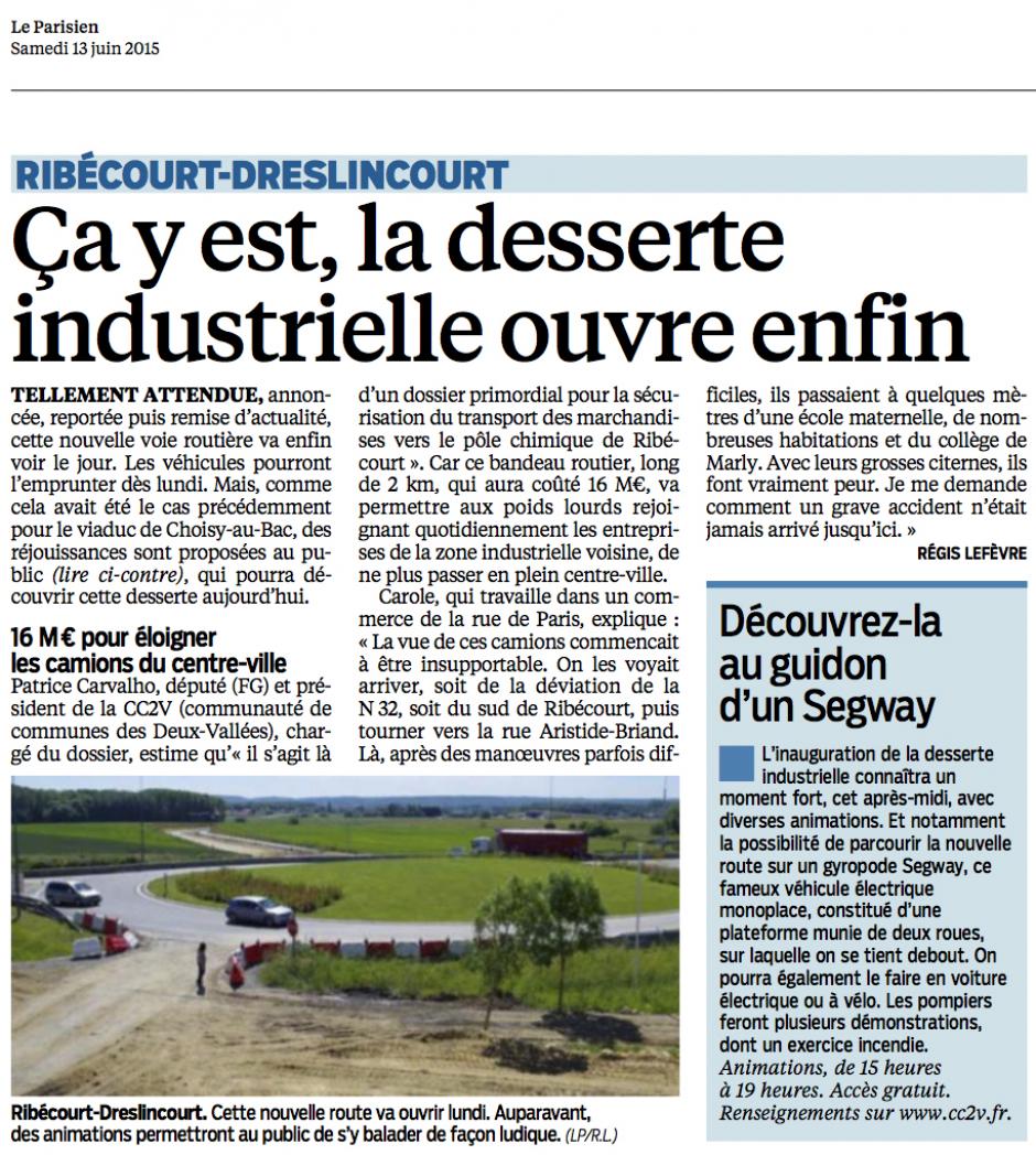 20150613-LeP-Ribécourt-Dreslincourt-Ça y est, la desserte industrielle ouvre enfin
