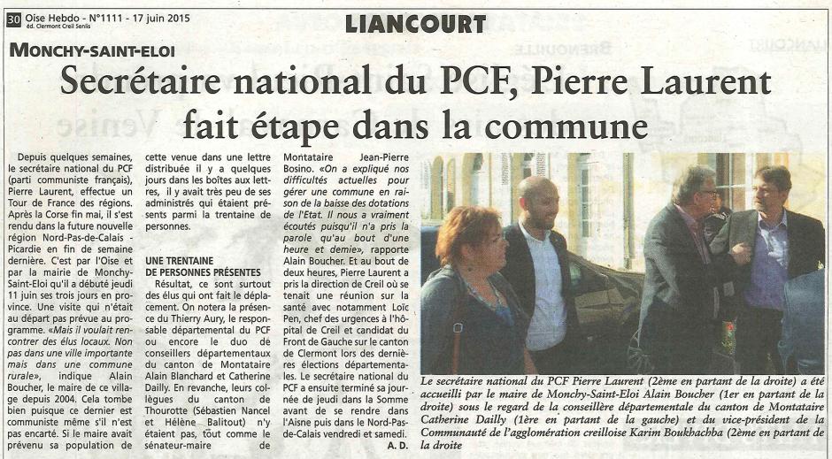 20150617-OH-Monchy-Saint-Éloi-Secrétaire national du PCF, Pierre Laurent fait étape dans la commune