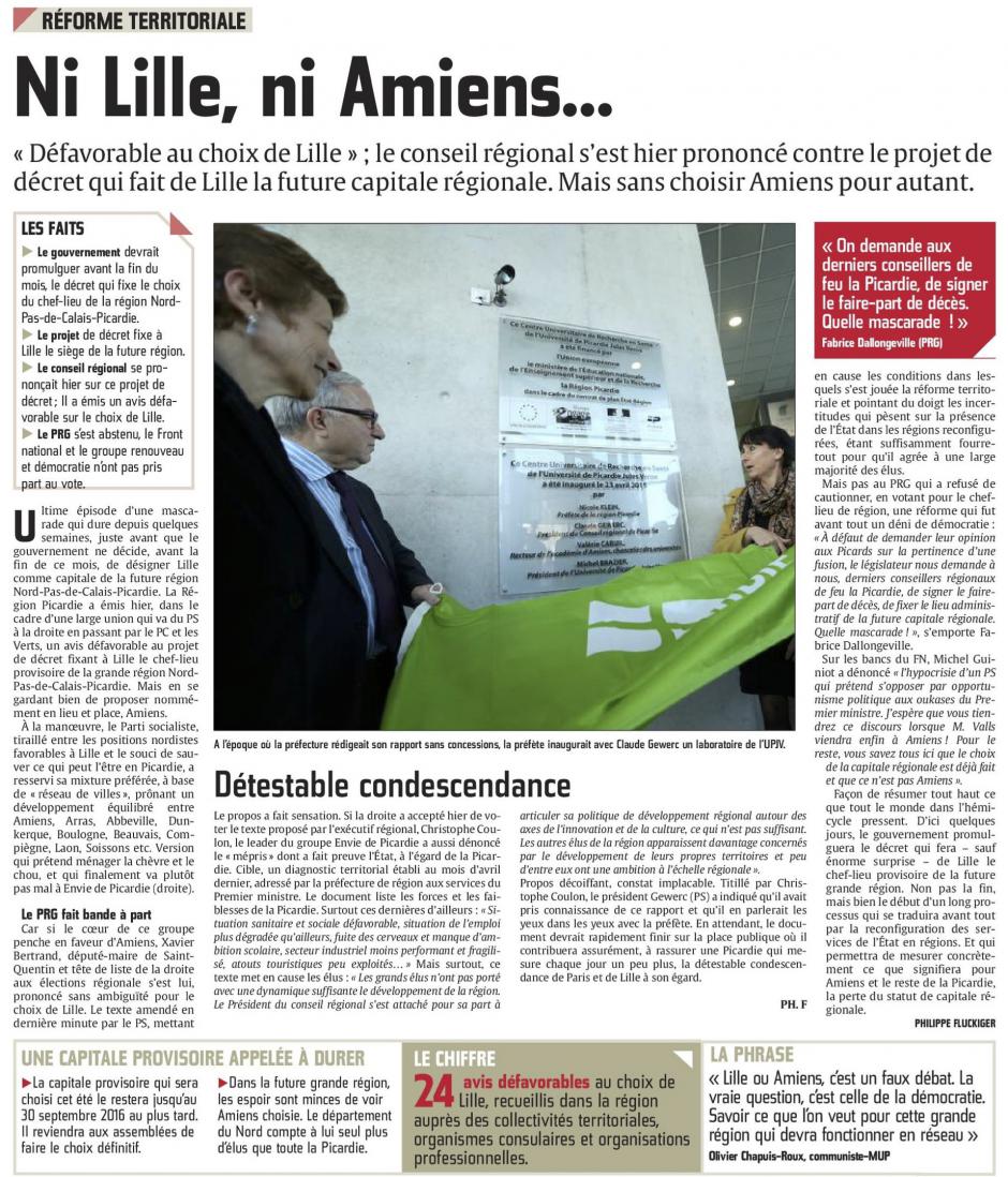 20150711-CP-Picardie-Ni Lille, ni Amiens… [réforme territoriale]