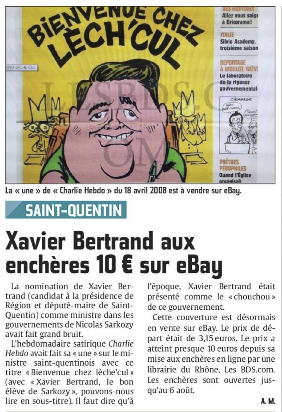 20150731-CP-Saint-Quentin-Bertrand aux enchères 10 € sur eBay [éd. Saint-Quentin]