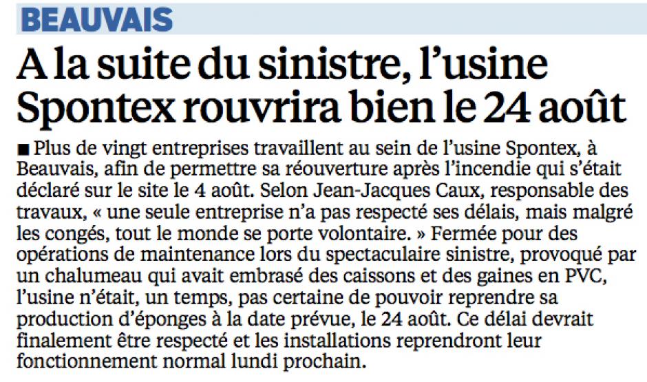 20150818-LeP-Beauvais-À la suite du sinistre, l'usine Spontex rouvrira bien le 24 août