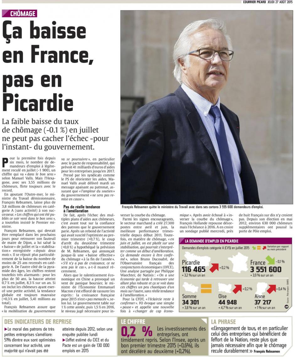 20150827-CP-Picardie-Chômage : ça baisse en France, pas dans la région