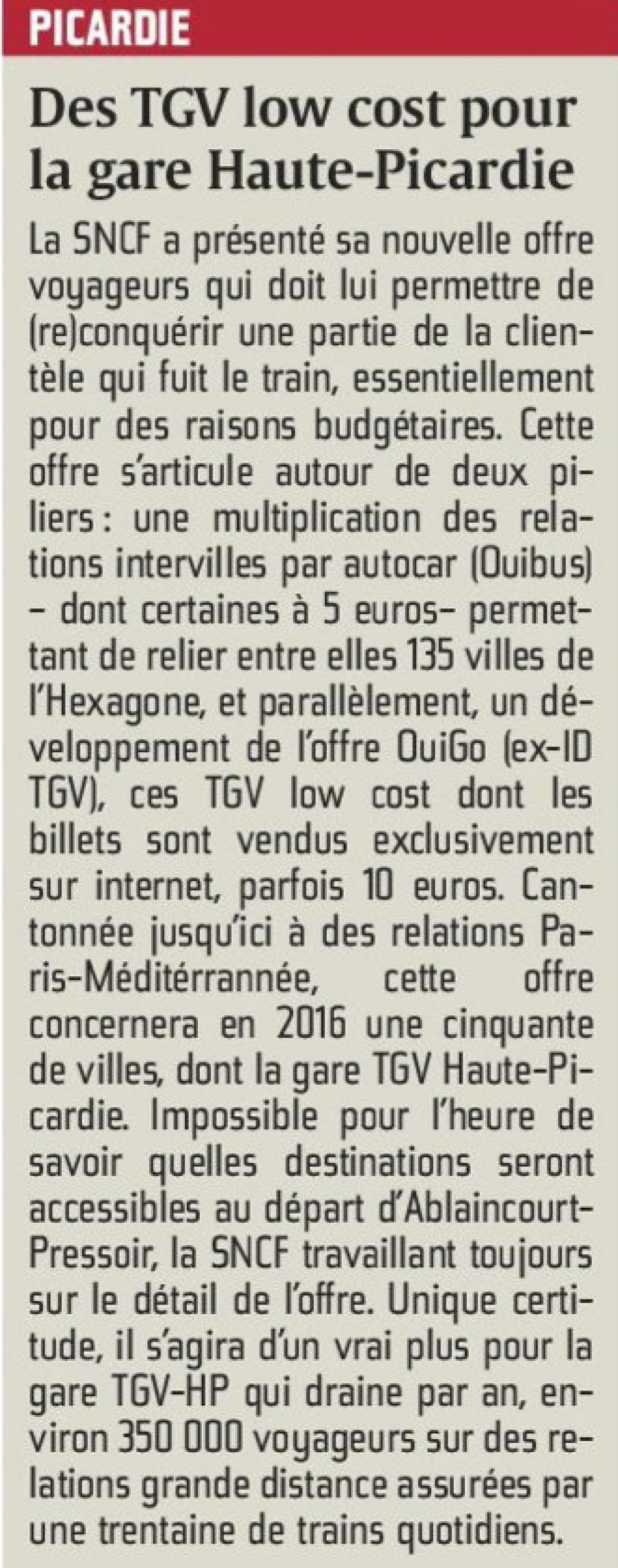 20150905-CP-Picardie-Des TGV low cost pour la gare Haute-Picardie