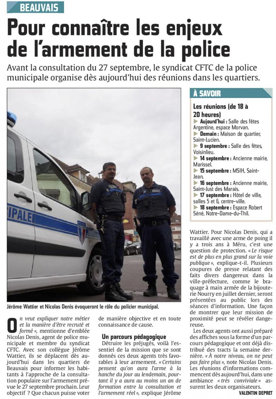 20150907-CP-Beauvais-Pour connaître les enjeux de l'armement de la police [municipale]