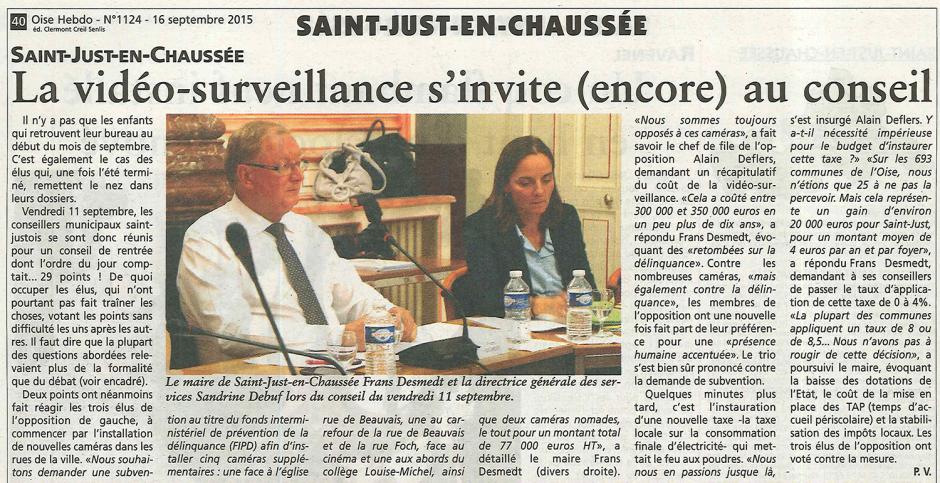 20150916-OH-Saint-Just-en-Chaussée-La vidéo-surveillance s'invité (encore) au conseil [Alain Deflers]