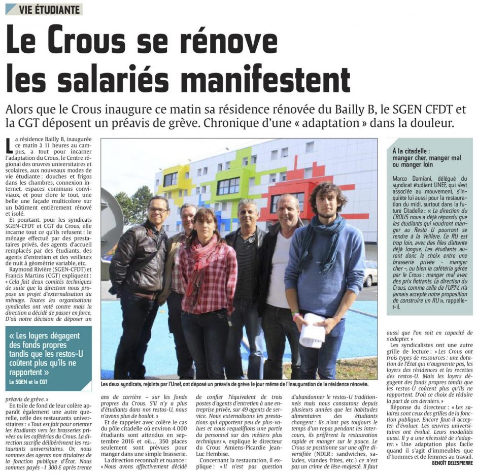 20150922-CP-Amiens-Le Crous se rénove, les salariés manifestent [éd. Amiens]