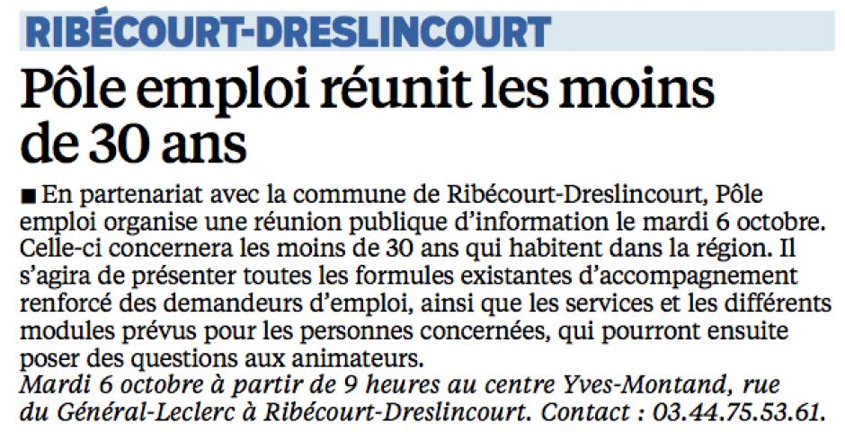 20150924-LeP-Ribécourt-Dreslincourt-Pôle emploi réunit les moins de 30 ans