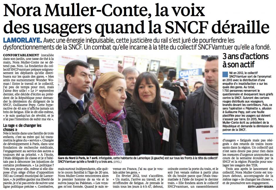 20150927-LeP-Oise-Nora Muller-Conte, la voix des usagers quand la SNCF déraille [SNCFvamtuer]