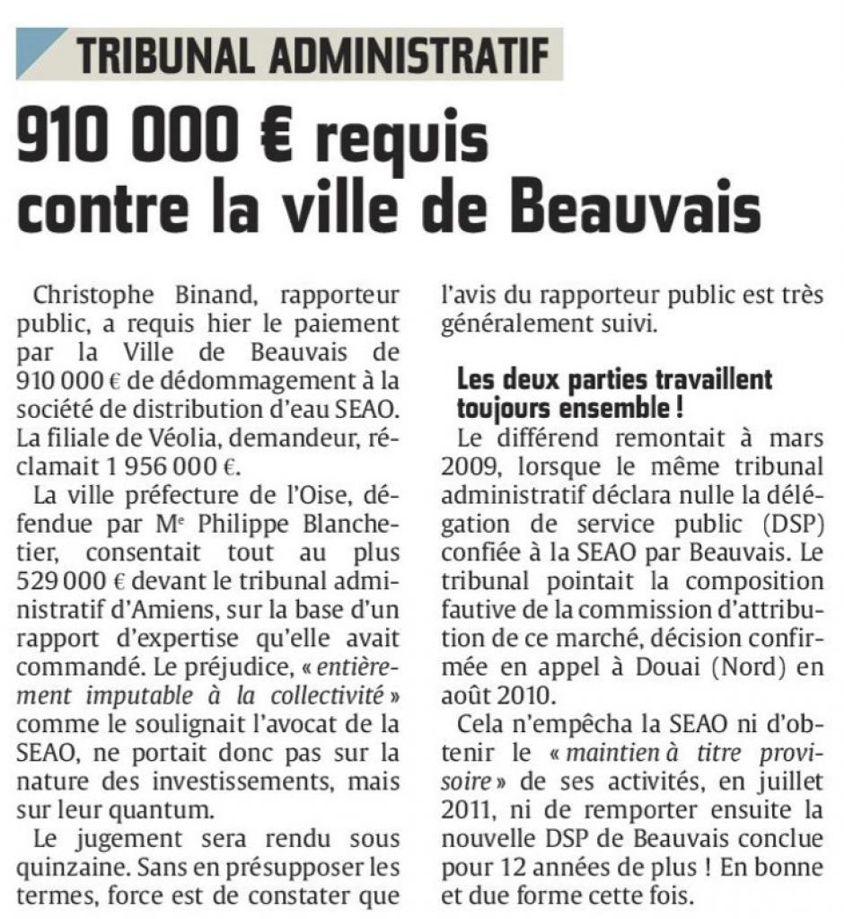 20150930-CP-Beauvais-910 000 € requis contre la ville