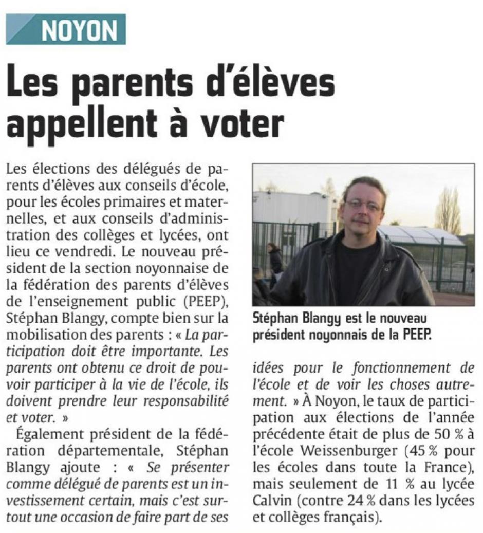 20151009-CP-Noyon-Les parents d'élèves appellent à voter
