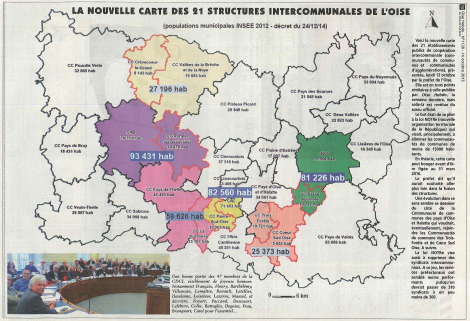 20151014-OH-Oise-La nouvelle carte des 21 structures intercommunales du département