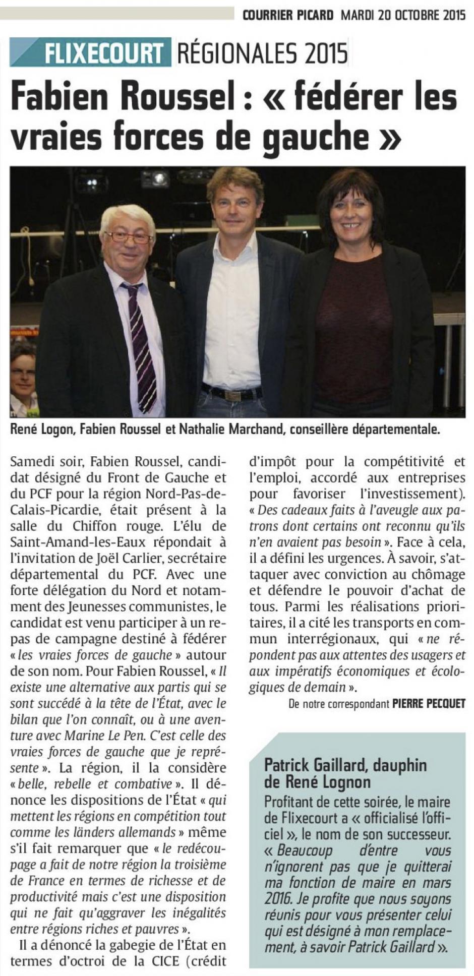 20151020-CP-NPdCP-R2015-Flixecourt-Fabien Roussel : « fédérer les vraies forces de gauche » - [éd. Amiens]