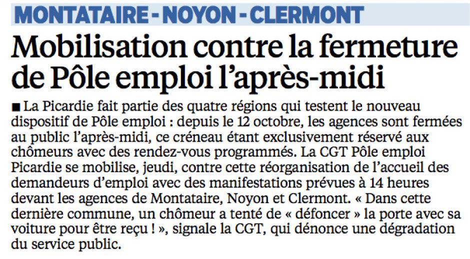 20151020-LeP-Clermont-Montataire-Noyon-Mobilisation contre la fermeture de Pôle emploi l'après-midi