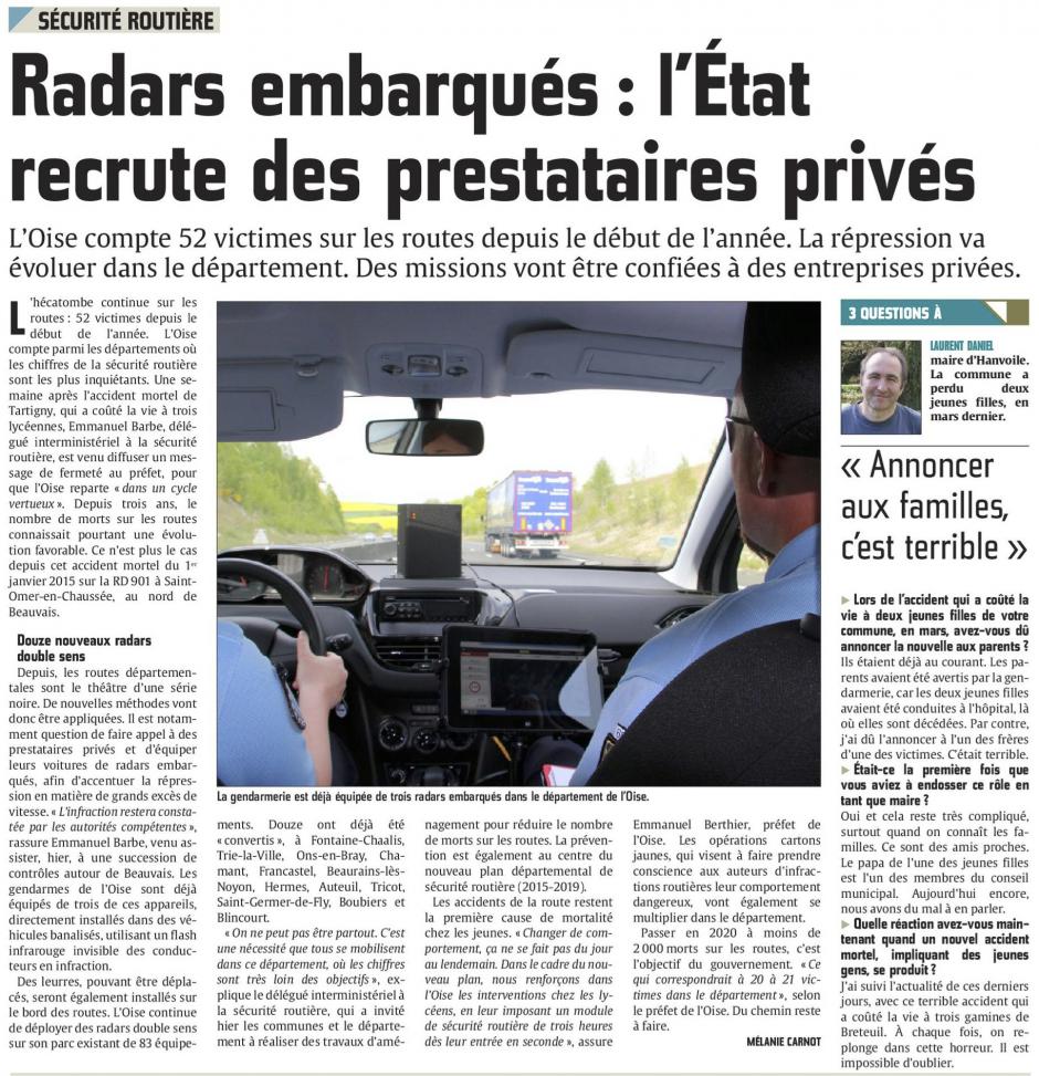 20151021-CP-Oise-Radars embarqués : l'État recrute des prestataires privés