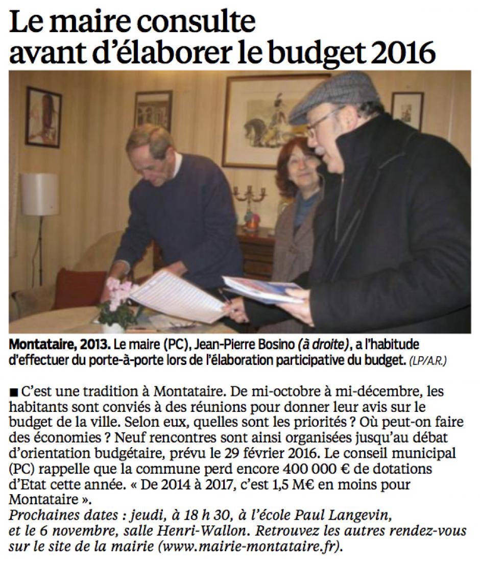 20151026-LeP-Montataire-Le maire consulte avant d'élaborer le budget 2016