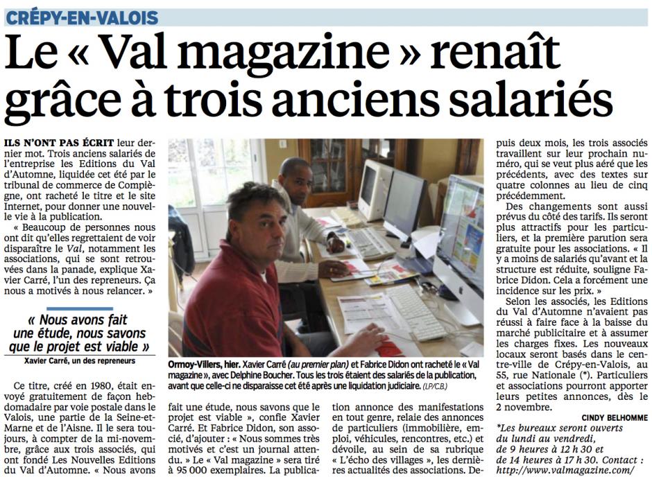 20151027-LeP-Crépy-en-Valois-Le « Val magazine » renait grâce à trois anciens salariés