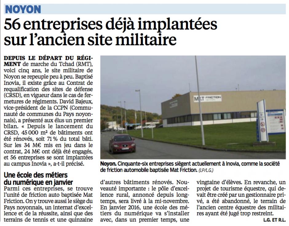 20151027-LeP-Noyon-56 entreprises déjà implantées sur l'ancien site militaire