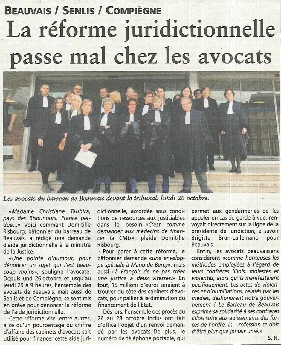 20151028-OH-Beauvais, Compiègne, Senlis-La réforme juridictionnelle passe mal chez les avocats