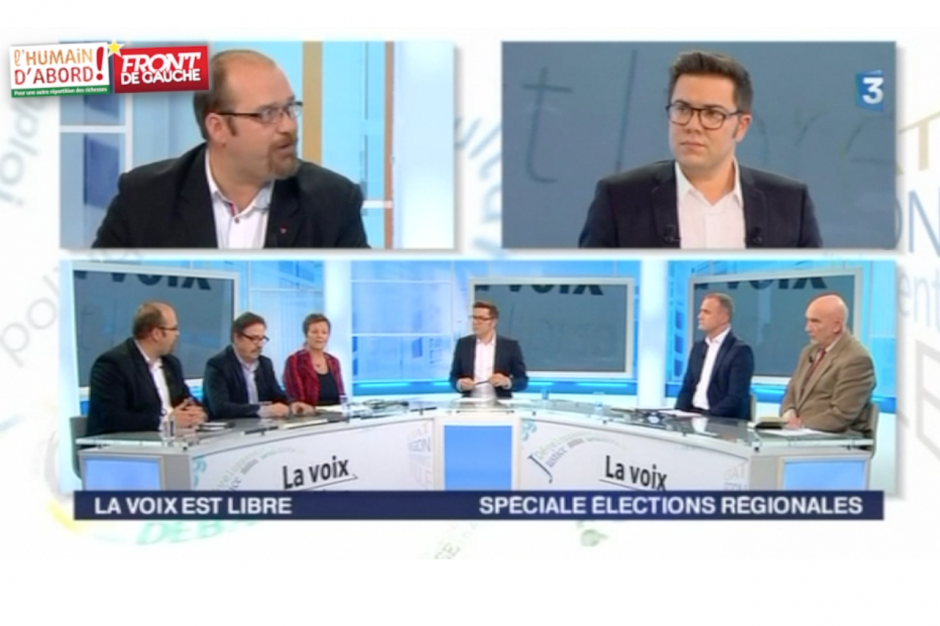 France 3 Picardie-La voix est libre-Régionales 2015 dans l'Aisne, avec Benoît Roger - 31 octobre 2015