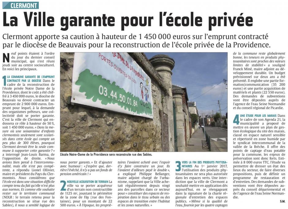 20151107-CP-Clermont-La Ville garante pour l'école privée